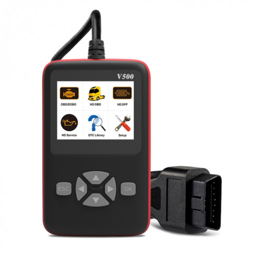 V500 Trunk HD Reading Card Professional OBDII Diagnostic Code Scanner Tool SH77401137-39