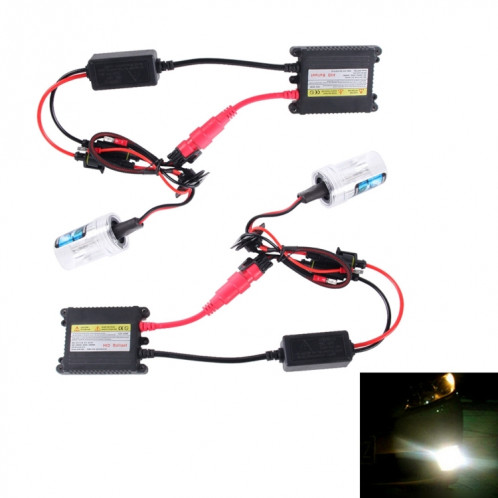 2PCS 35W H1 2800 LM Slim HID Xenon Light avec 2 Alloy HID Ballast, Lampe à décharge haute intensité, Température de couleur: 4300K SH7801863-38