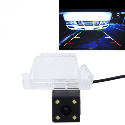 720 × 540 Pixel efficace PAL 50HZ / NTSC 60HZ CMOS II Caméra de recul étanche Vue arrière de voiture avec 4 lampes LED pour la version 2010-2012 Mondeo Version 2010-2014 Fox Hatchback SH833953-38