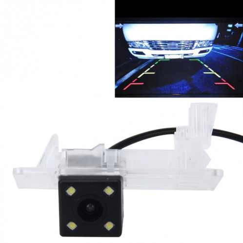 Caméra de recul étanche Vue arrière de voiture avec 4 lampes LED pour Volkswagen 11/13/15/16 Version Passat 11/13 Version Touareg 12/13 Version Sharan SH83511454-38