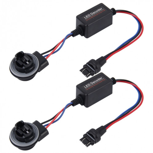 Adaptateur de décodeur sans erreur d'avertissement de Canbus automatique de voiture 2 PCS 3157 SH83781149-34