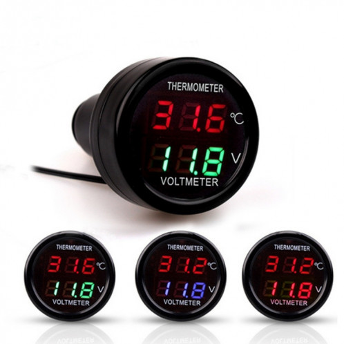Tensiomètre numérique universel de voiture, 2 en 1, température (livraison aléatoire) SH86351526-38