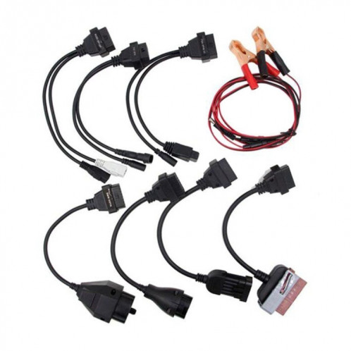 Câble de diagnostic de voiture 8 PCS et câble de connecteur OBD2 SH03291503-35