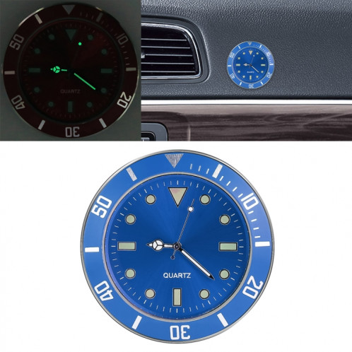 Montre lumineuse de voiture d'horloge de pâte de voiture (bleu) SH421L1237-37