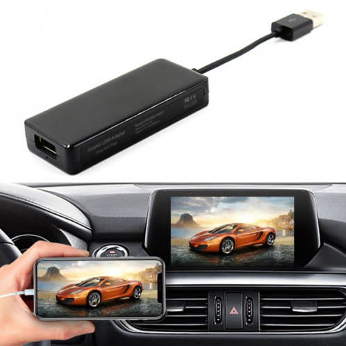 Navigation Android de voiture Module Carplay Android / iOS Adaptateur Carplay USB pour téléphone intelligent automatique (noir) SH073B1904-37