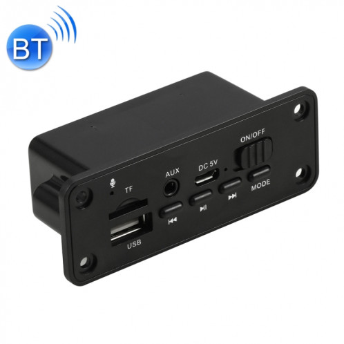 Carte de décodeur de lecteur MP3 Audio 5V 2x3W de voiture Radio FM TF USB 3.5mm AUX, avec Bluetooth et fonction d'appel d'enregistrement SH22551543-34