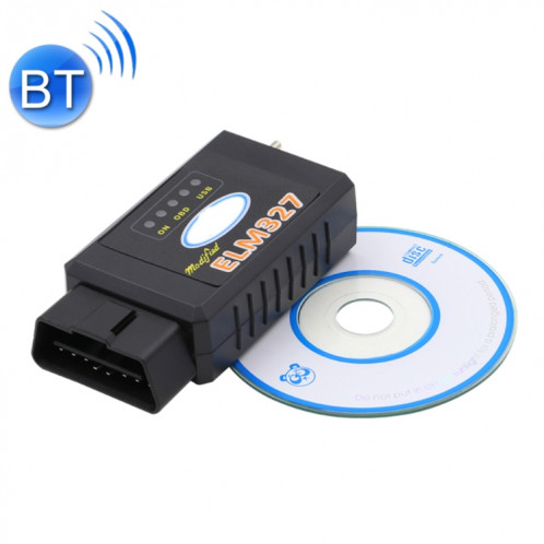 Outil de scanner de diagnostic automatique USB OBDII d'interface Bluetooth V1.5 ELM327 avec interrupteur SH31231743-37