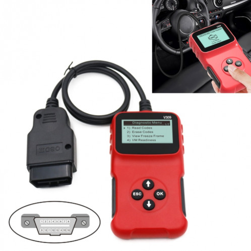 V309 voiture Portable OBD2 Scanner outil de Diagnostic de voiture OBD 2 Scanner automobile lecteur de Code OBD SH3140836-38