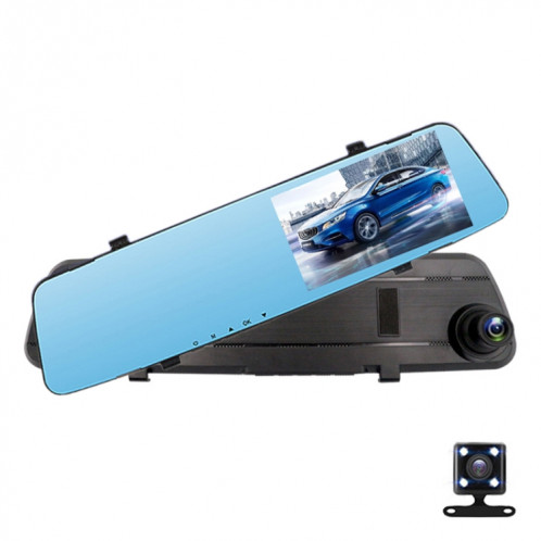 4.3 pouces voiture arrière-miroir HD Night Vision double enregistrement enregistreur enregistreur DVR Support Détection de mouvement / enregistrement en boucle SH45111247-39