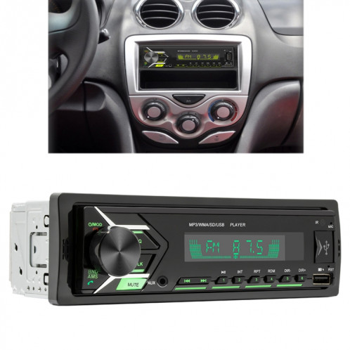 Lecteur MP3 de récepteur d'autoradio SWM503 avec télécommande, prise en charge FM et Bluetooth et USB et carte AUX et TF SH4701438-315