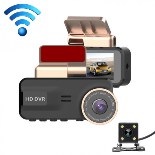 F22 3.16 pouces 1080P HD Night Vision WiFi Enregistreur d'entraînement connecté avec caméra de vue arrière SH4796196-310