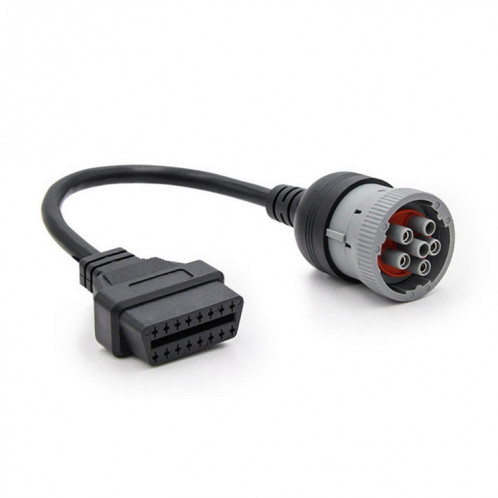 J1708 6Pin à l'OBD2 16pin Câble d'adaptateur de diagnostic de voiture femelle SH4821698-34