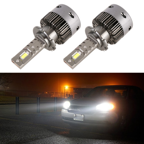 1 paire D de la série D2 D2 HID Ballast à LED phare DC12V 35W 6000K 7000LM, 7040 Perle de lampe SH50981979-37
