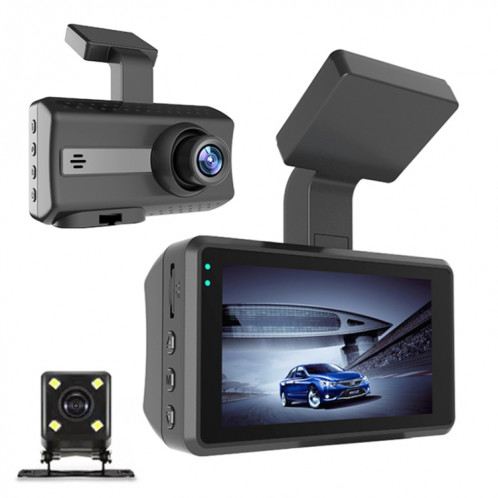 Enregistreur de conduite de caméra de tableau de bord de voiture à vision nocturne infrarouge HD double caméra avant et arrière SH59741040-312
