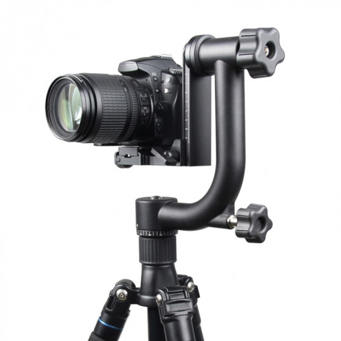 YELANGU Tête de trépied à 360 degrés horizontale pour caméscopes domestiques DV et reflex (noir) SY507B1621-310