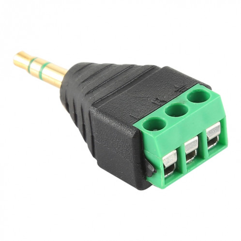Connecteur audio stéréo de connecteur mâle de 3 mm de pôle de 3 mm de 3 mm SH090214-34