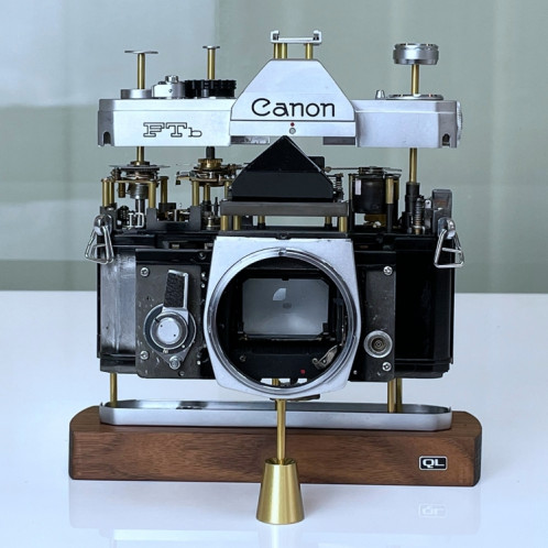 Accessoires de salle de modèle de faux appareil photo factice non fonctionnel Afficher le modèle de caméra de studio photo pour Canon (café) SH372C1924-34