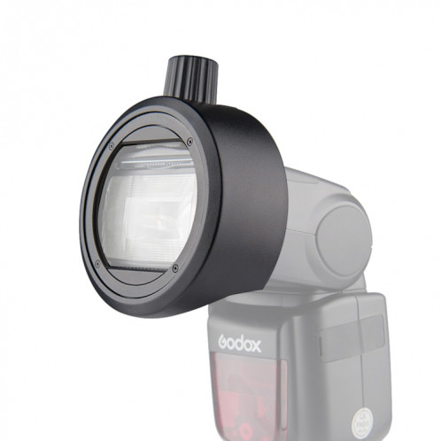 Godox S-R1 SpeedLite SpeedLite Rond Shape Adaptateur pour Godox TT685 / V860II / V350 / TT600 (Noir) SG416B1265-37