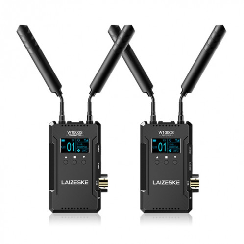 LAIZESKE W1000S HDMI + 1000ft double SDI système de transmission vidéo sans fil (Noir) SH466B586-313
