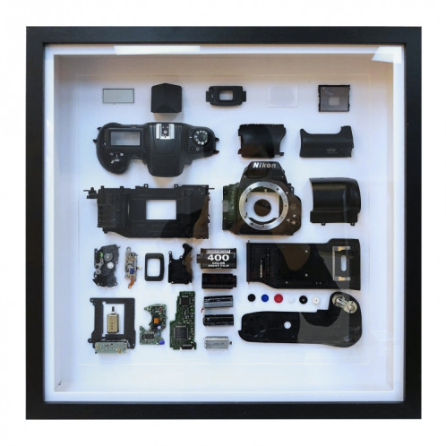 Affichage non fonctionnel Caméra à film mécanique 3D Montage du cadre photo carré Démonter le cadre de l'échantillon, modèle: Style 3, livraison du modèle de caméra aléatoire SH15161099-35