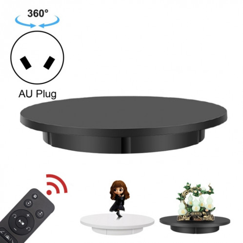Stand de rotation électrique de 42 cm Stand de prise de vue vidéo PLATEAUTTABLE, CHARGE: 100KG, FIER AU TRAVAIL (Noir) SH523B523-38