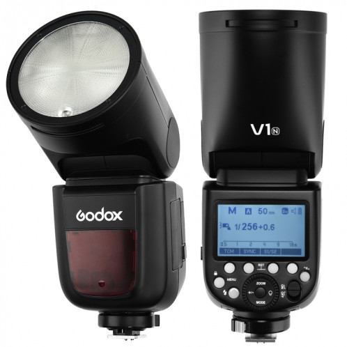 Godox V1N Tête ronde TTL Flash Speedlite pour Nikon (Noir) SG636B1698-38