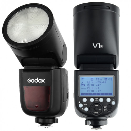 Godox V1P Tête ronde TTL Flash Speedlite pour Pentax (Noir) SG642B1250-38