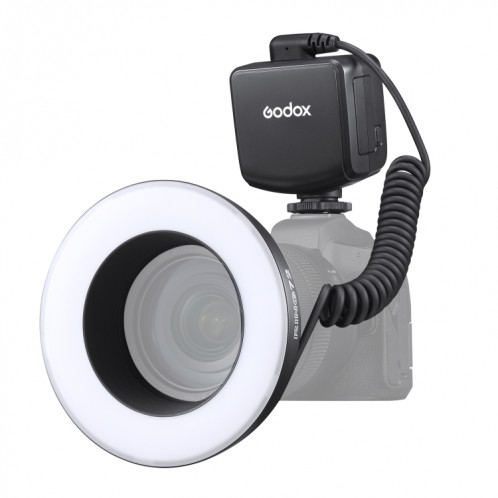 Godox Ring72 Bague macro 48 LED lumière flash avec 8 sonneries d'adaptateur de taille différente (noir) SG678B1973-37