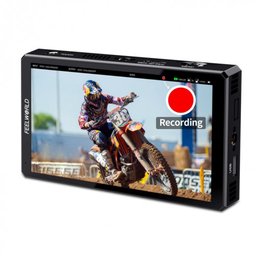 FEELWORLD CUT6 Moniteur à écran tactile 6 pouces Enregistreur FHD IPS 4K HDMI Moniteur de champ de caméra (Noir) SF233B1368-315