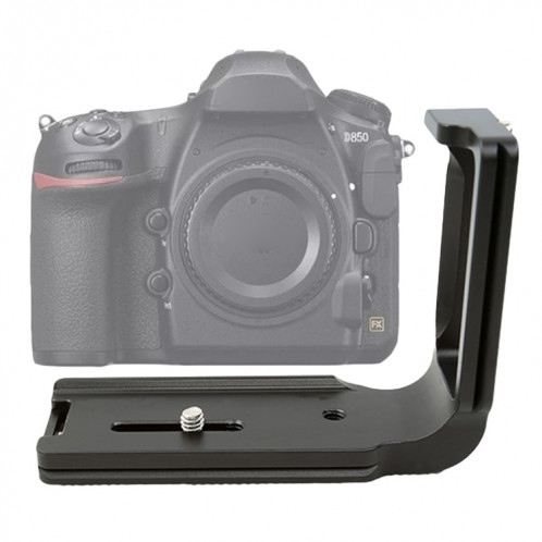 FITTEST FLN-D850 Support de base de support de plaque à dégagement rapide pour plaque verticale pour Nikon D850 (Noir) SF474B1508-37