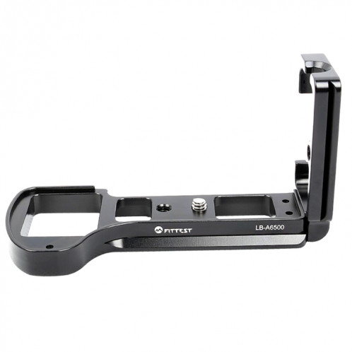 FITTEST LB-A6500 Support de base de support de plaque à dégagement rapide pour plaque verticale pour Sony ILCE-6500 (A6500) Rotule en métal d'appareil photo (Noir) SF456B570-35