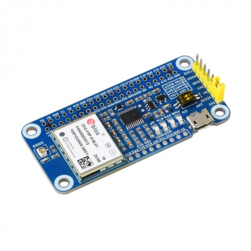 WAVESHARE ZED-F9P GPS-RTK HAT Niveau de centimètre Valeur Multi-bande RTK Différentiel Module GPS pour Raspberry PI SW0196732-312
