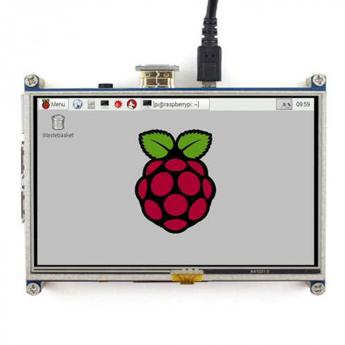 WAVESHARE 5 pouces HDMI écran LCD 800x480 tactile pour Raspberry Pi SH1201655-35