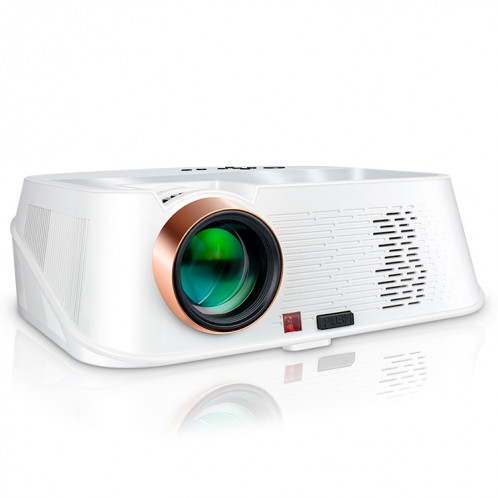 VS626 Android 3500ANSI Lumens Résolution 1080 * 720 LED + Technologie LCD Projecteur intelligent, prise en charge de la carte AV / HDMI / SD / USB / VGA (blanc) SH102W183-314