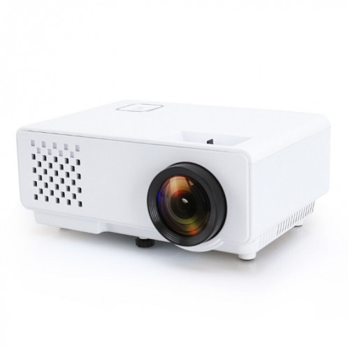 RD-810 800 * 768 Mini projecteur LED 1200 Lumens Home Cinéma HD avec télécommande, support USB + VGA + HDMI + AV (blanc) SH903W1739-314