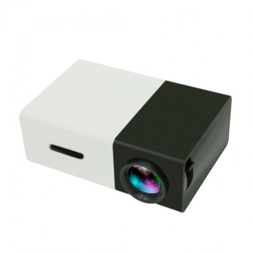 YG300 400LM Portable Mini Home Cinéma LED Projecteur avec télécommande, support HDMI, AV, SD, interfaces USB (noir) SH355B1077-36