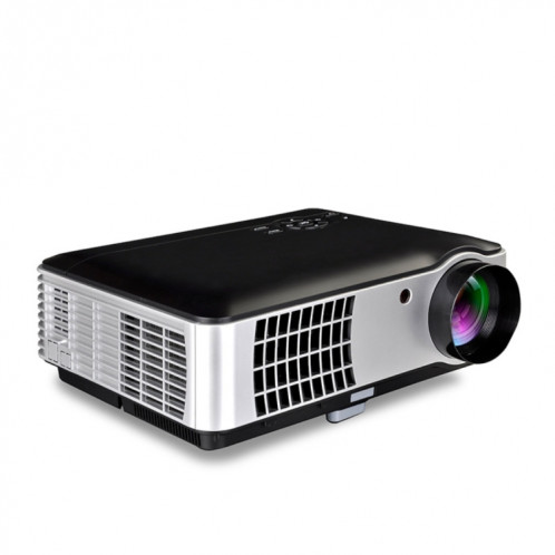 RD-806 Projecteur LED Home Cinéma 2800LM 1280x800 avec télécommande, prise en charge HDMI, VGA, AV, TV, interfaces USB (noir) SH360B1926-315