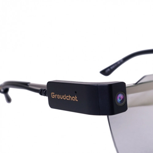 Groudchat jp1dv1 1080p HD Caméra intelligent Téléphone mobile USB Caméra en direct pour les cuisses de lunettes, l'absorption de son intégré et le microphone réducteur de bruit (noir) SH380A220-38
