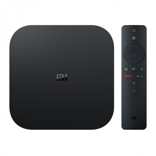  Xiaomi TV Box S 2nd Gen 4K HDR Google TV avec Google Assistant Remote Streaming Media Player, Cortex-A55 Quad-core 64bit, 2GB+8GB, Google TV, Version UE (Noir) SX096B408-315