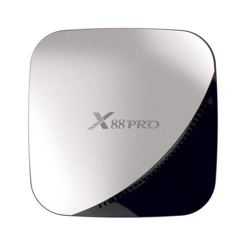 X88 PRO 4K HD Smart TV Box avec télécommande, Android 9.0 RK3318 Quad-Core 64bit Cortex-A53, 4 Go + 64 Go, prise en charge WiFi double bande et AV et HDMI et carte RJ45 et TF et SPDIF SH0202903-37