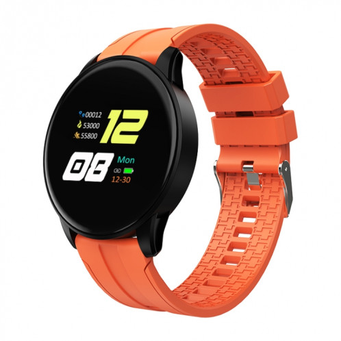 Montre intelligente à écran couleur B7 de 0,96 pouces, moniteur de sommeil de soutien / moniteur de fréquence cardiaque / tensiomètre (orange) SH801A393-312