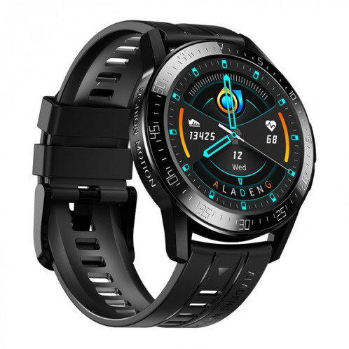 GT3 Montre intelligente à écran rond complet de 1,3 pouces, moniteur de sommeil de soutien / moniteur de fréquence cardiaque / surveillance de la température (noir) SH501A73-314