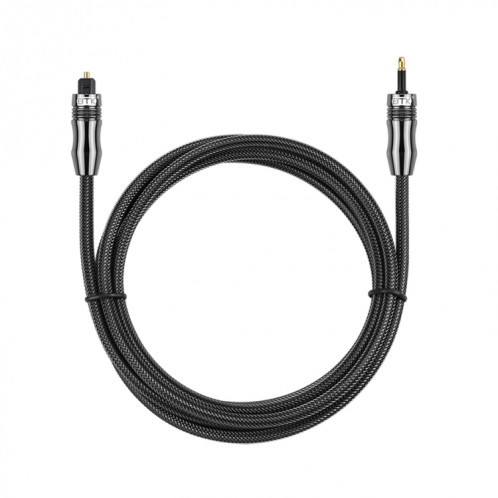 EMK OD6.0mm Câble audio numérique optique Toslink 3,5 mm vers Mini Toslink, longueur: 1,5 m SE780262-310