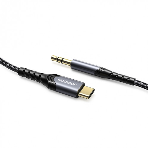 Câble audio haute fidélité JOYROOM SY-A03 Type-C / USB-C vers 3,5 mm, longueur: 2 m (noir) SJ402A632-310