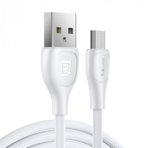 Remax RC-160M 2.1A Micro USB Lesu Pro Series Charging Data Cable, Length: 1m(White) SR303B599-35