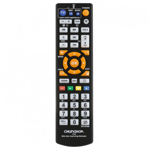 Chunghop l336 Télécommande d'apprentissage intelligent universel pour TV / CBL / DVD (Noir) SC501A912-35