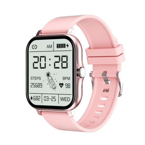GT20 1.69 pouce TFT Screen Smart Watch Smart Watch, Contrôle de la musique Support / Bluetooth Appel / Surveillance de la fréquence cardiaque / Surveillance de la pression artérielle, Style: Bracelet en silicone SH301A1446-38