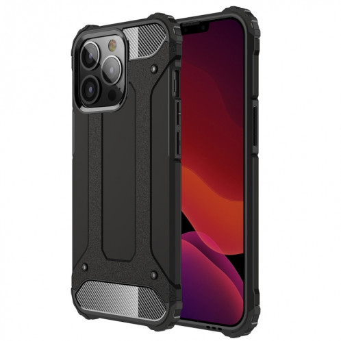 Étui de combinaison Magic Armor TPU + PC pour iPhone 13 Pro (Noir) SH502A1192-37