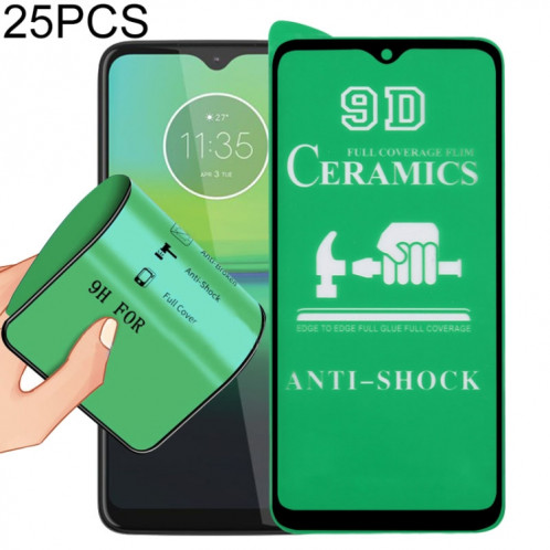 Pour Motorola Moto G8 Play 25 pcs 9D Film en céramique en plein écran complet SH04181237-39