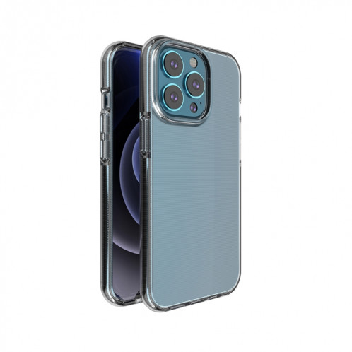 TPU Cas de protection antichoc double couleur pour iPhone 13 Pro (Noir) SH003J1181-35